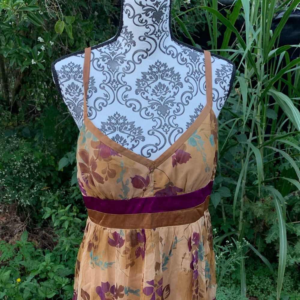 Spense Gold Floral Dress
